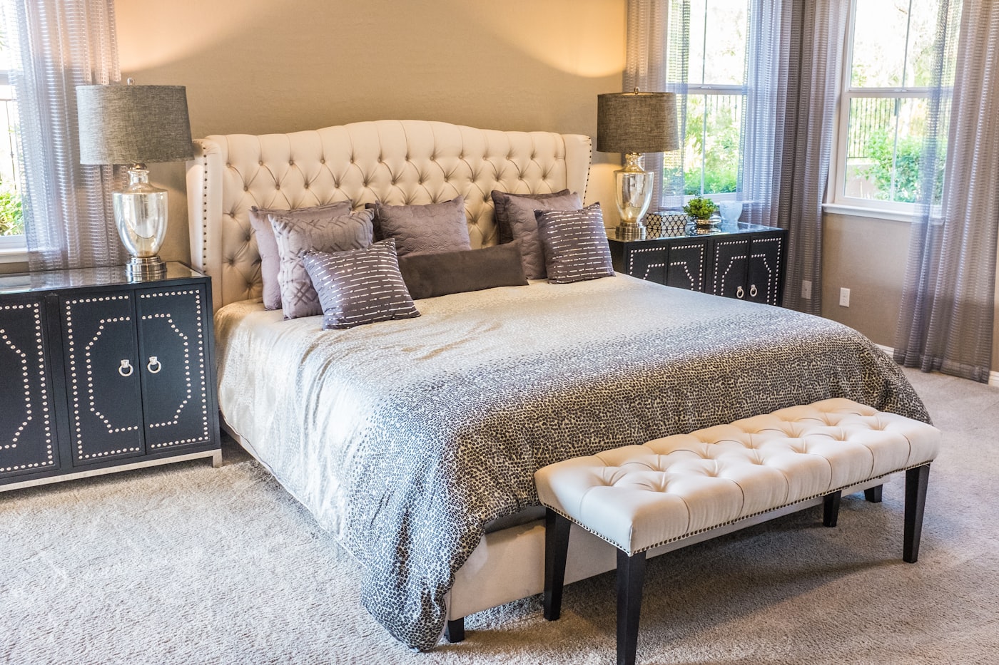 Queen Size Bed with Mattress